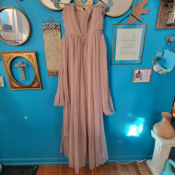 Birdy Grey Christina Taupe Formal Dress - Picture 8 of 16